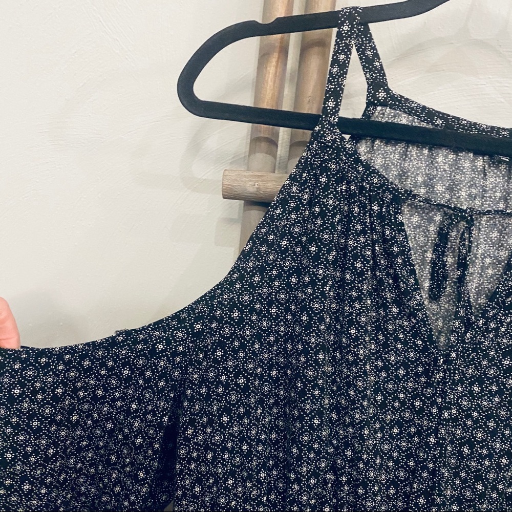 Torrid Multi-Color Border Print Skater Dress - image 6